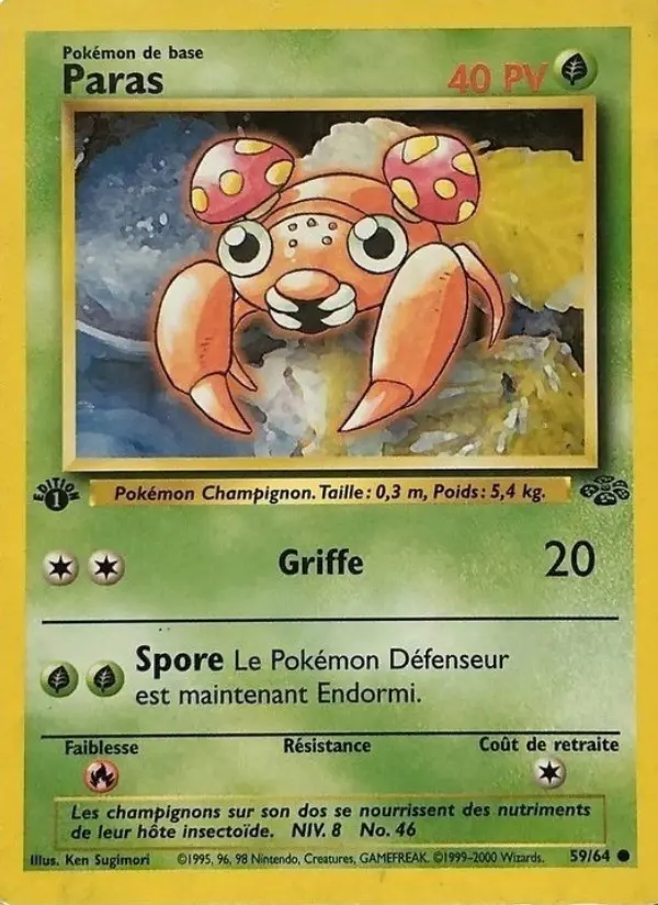 Paras — carte 59 de l’extension Jungle