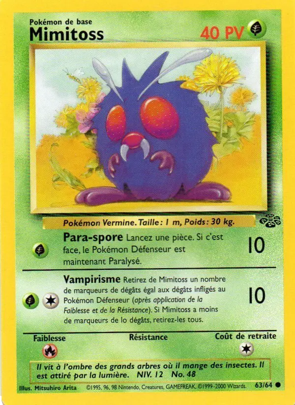 Mimitoss — carte 63 de l’extension Jungle