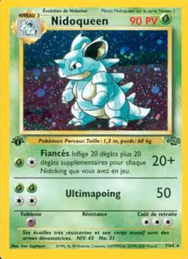 Nidoqueen — carte 7 de l’extension Jungle