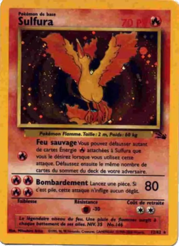 Sulfura — carte 12 de l’extension Fossile