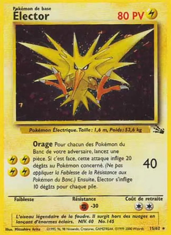 Élector — carte 15 de l’extension Fossile