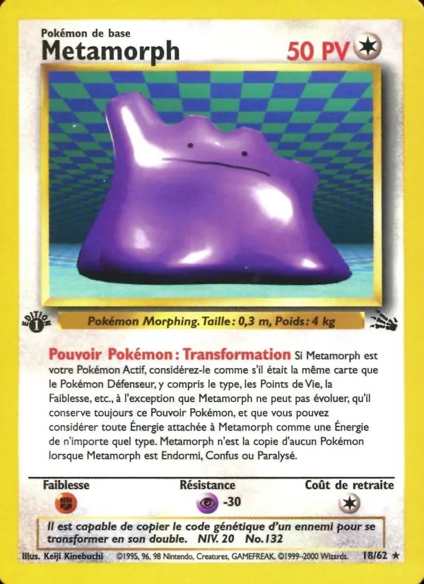 Metamorph — carte 18 de l’extension Fossile