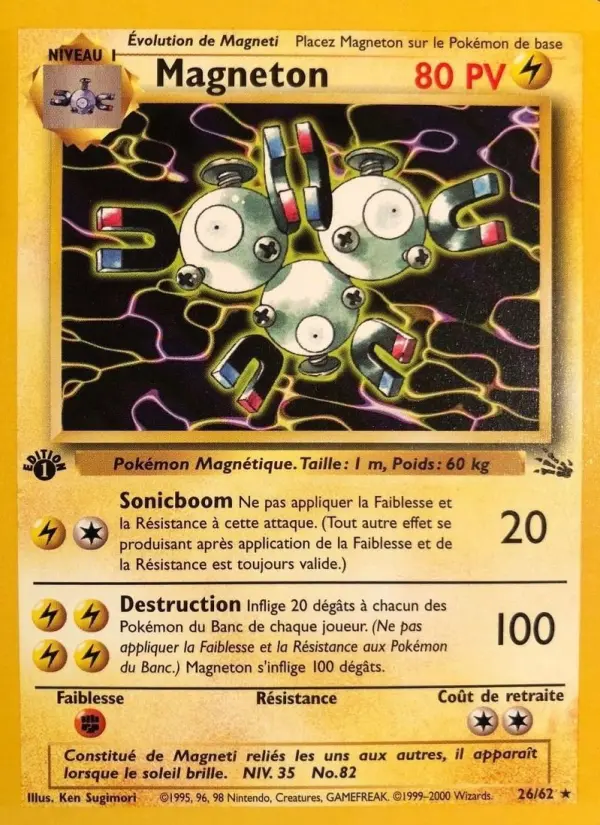 Magneton — carte 26 de l’extension Fossile