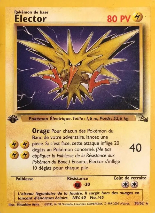 Élector — carte 30 de l’extension Fossile