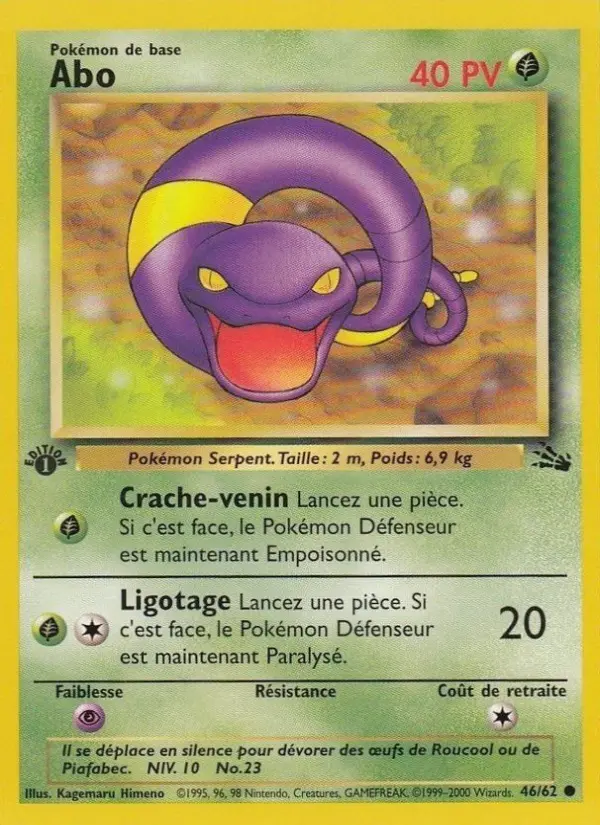 Abo — carte 46 de l’extension Fossile
