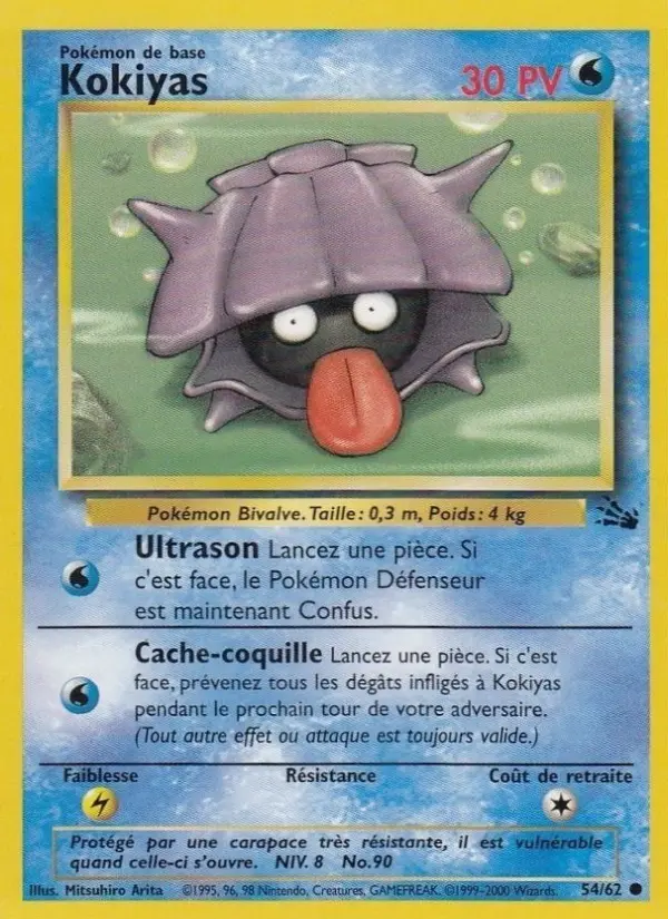 Kokiyas — carte 54 de l’extension Fossile