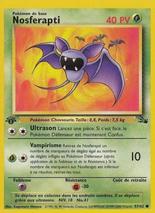 Nosferapti — carte 57 de l’extension Fossile