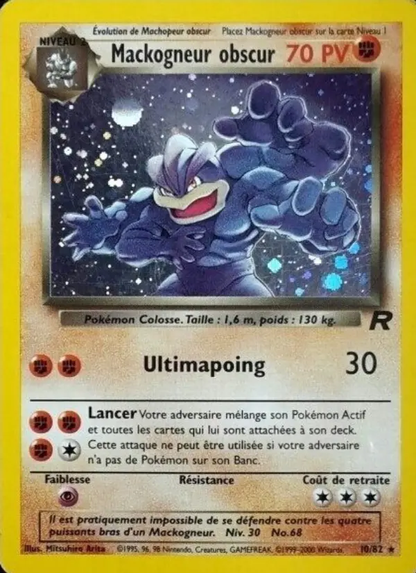 Mackogneur obscur — carte 10 de l’extension Team Rocket