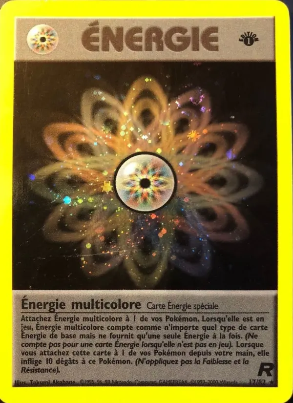 Énergie multicolore — carte 17 de l’extension Team Rocket