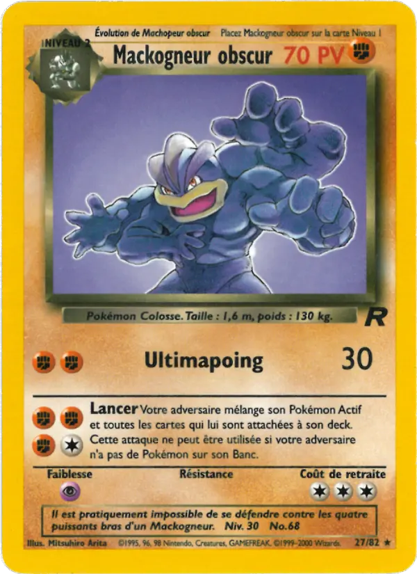 Mackogneur obscur — carte 27 de l’extension Team Rocket