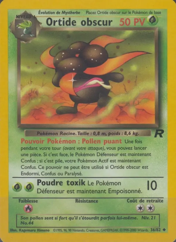 Ortide obscur — carte 36 de l’extension Team Rocket