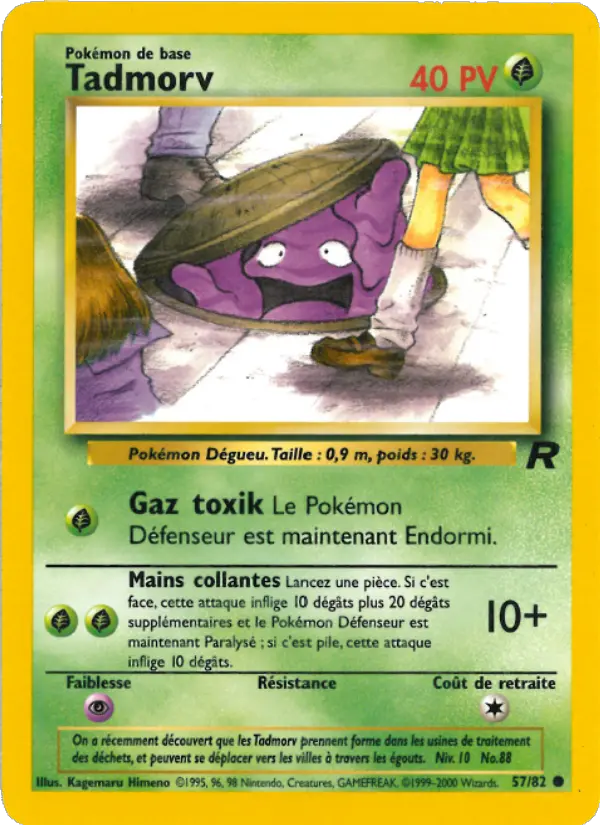 Tadmorv — carte 57 de l’extension Team Rocket