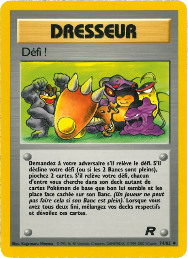 Défi ! — carte 74 de l’extension Team Rocket