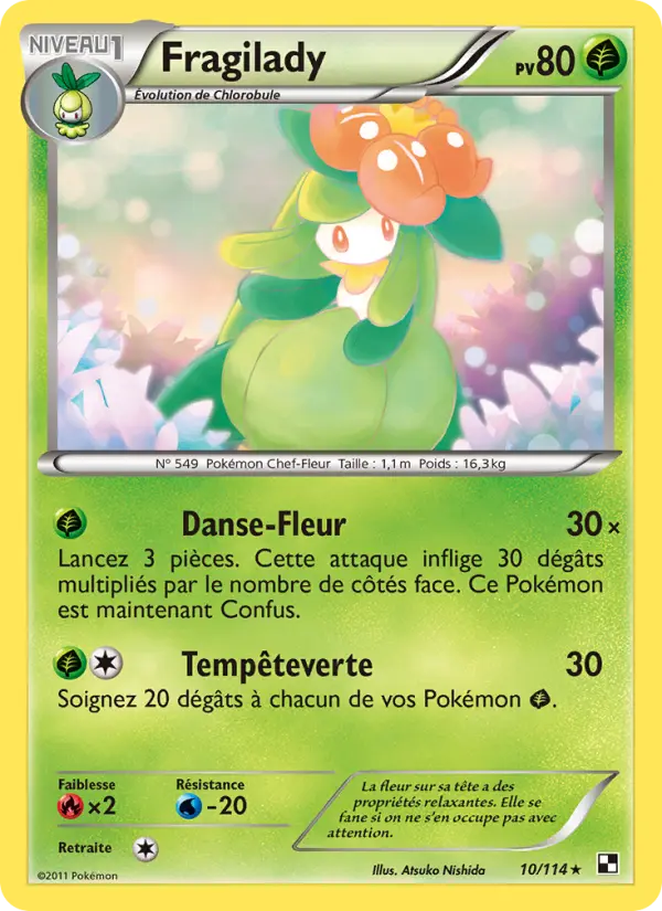 Fragilady — carte 10 de l’extension Noir & Blanc