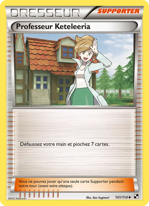 Professeur Keteleeria — carte 101 de l’extension Noir & Blanc