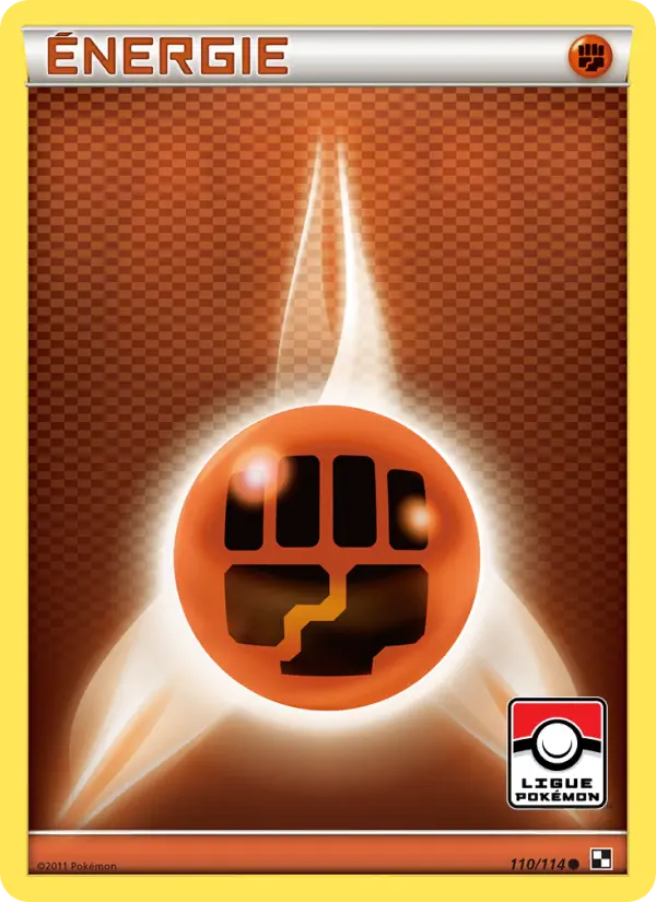 Énergie Combat — carte 110 de l’extension Noir & Blanc