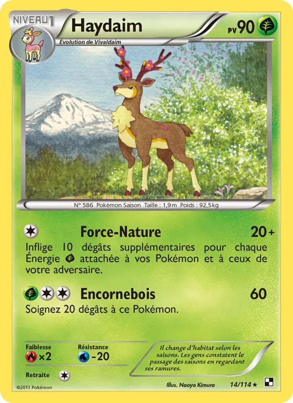 Haydaim — carte 14 de l’extension Noir & Blanc