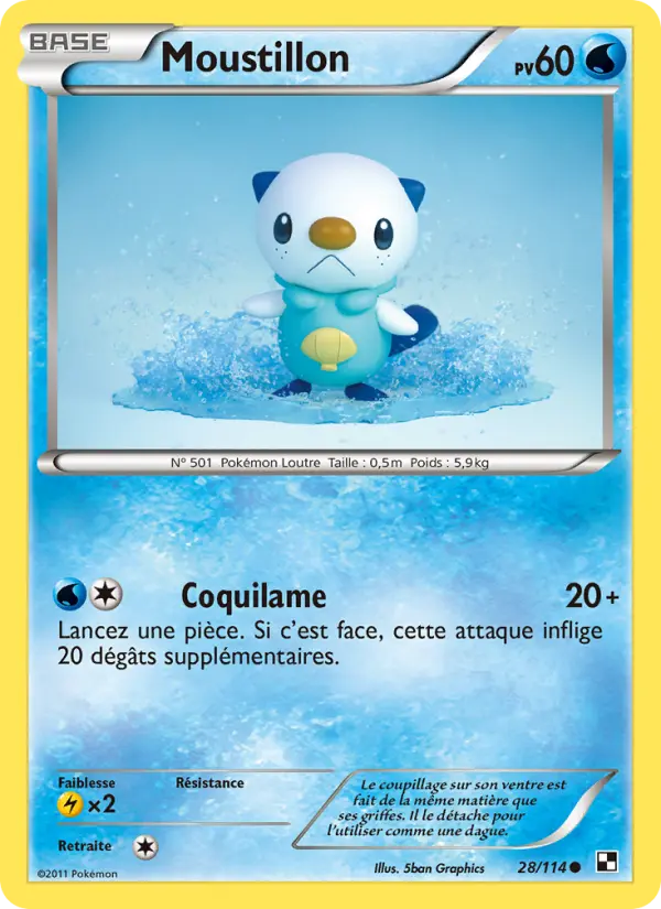 Moustillon — carte 28 de l’extension Noir & Blanc