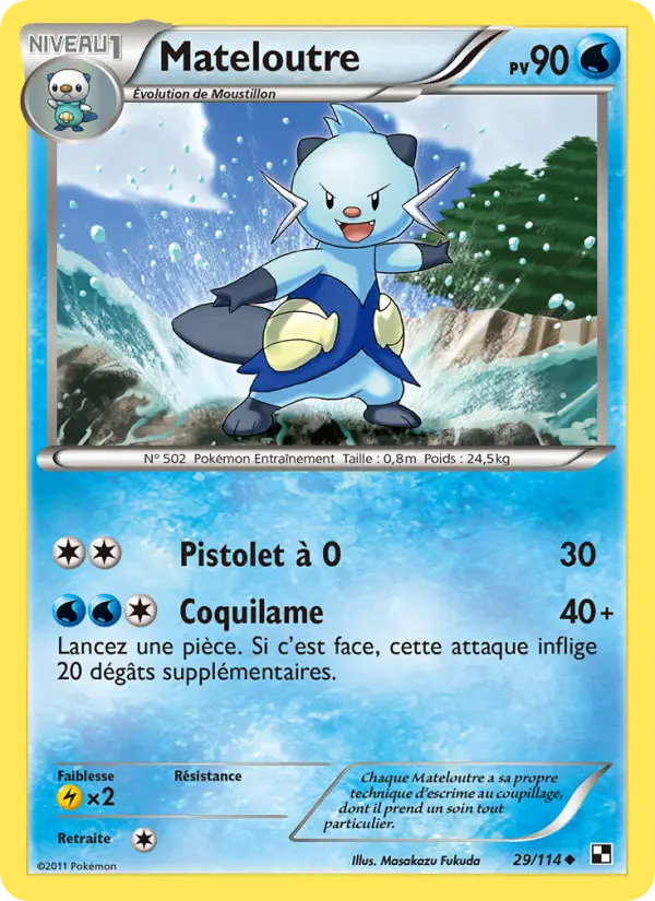 Mateloutre — carte 29 de l’extension Noir & Blanc