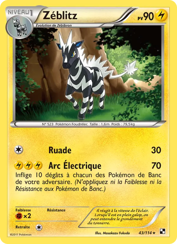 Zéblitz — carte 43 de l’extension Noir & Blanc