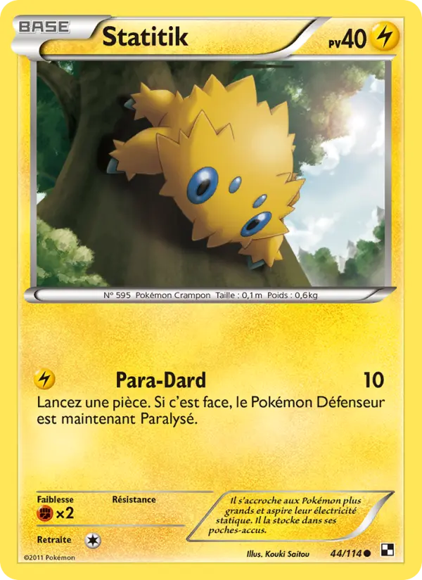 Statitik — carte 44 de l’extension Noir & Blanc