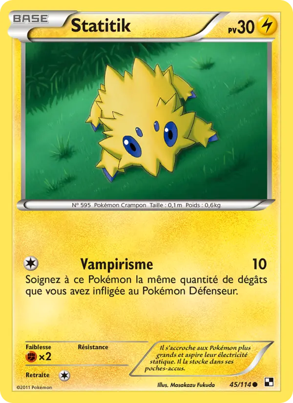 Statitik — carte 45 de l’extension Noir & Blanc