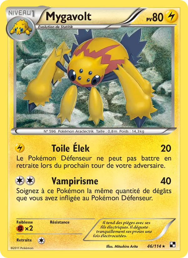 Mygavolt — carte 46 de l’extension Noir & Blanc