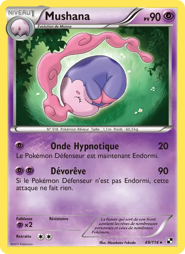 Mushana — carte 49 de l’extension Noir & Blanc