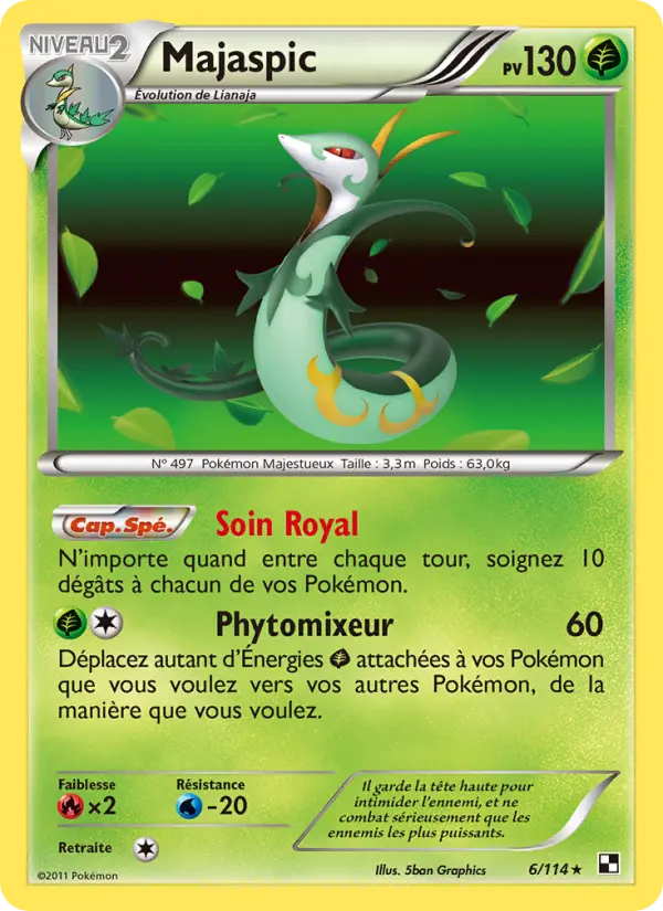Majaspic — carte 6 de l’extension Noir & Blanc