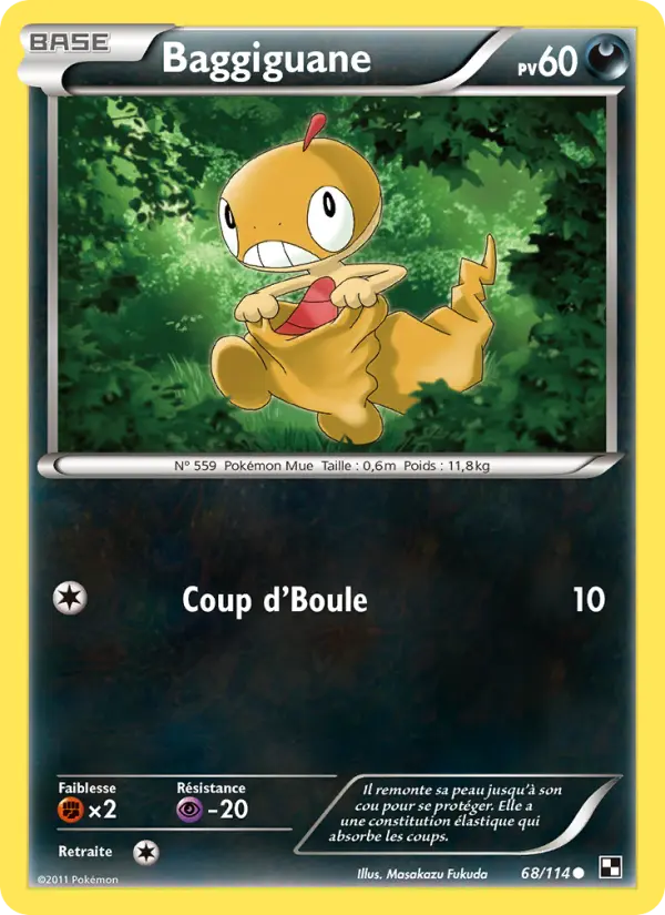 Baggiguane — carte 68 de l’extension Noir & Blanc