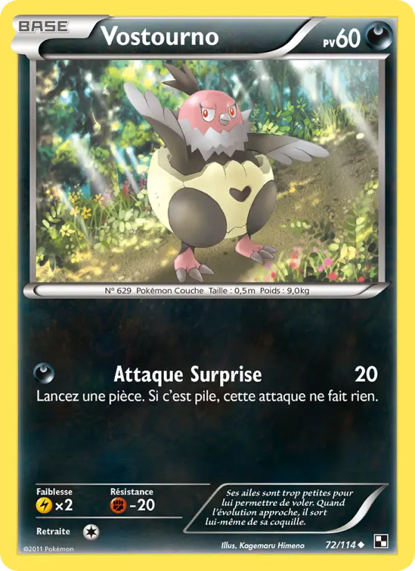 Vostourno — carte 72 de l’extension Noir & Blanc