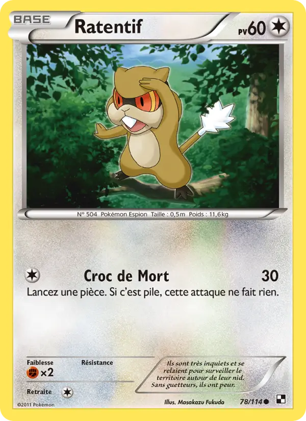 Ratentif — carte 78 de l’extension Noir & Blanc