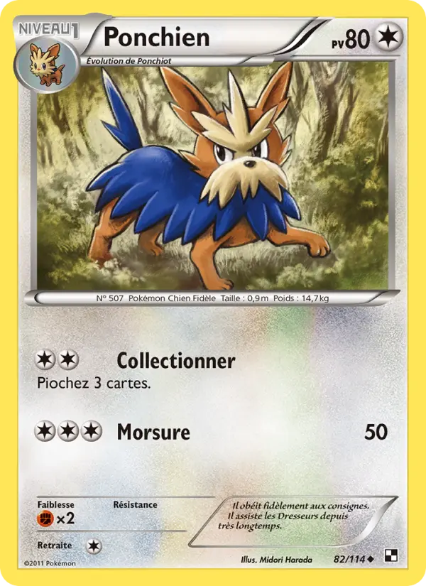 Ponchien — carte 82 de l’extension Noir & Blanc