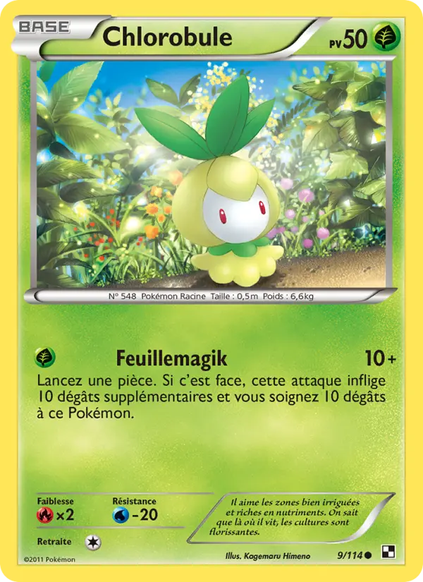 Chlorobule — carte 9 de l’extension Noir & Blanc