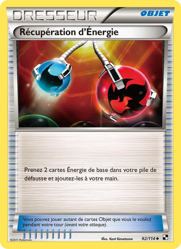 Récupération d’Énergie — carte 92 de l’extension Noir & Blanc