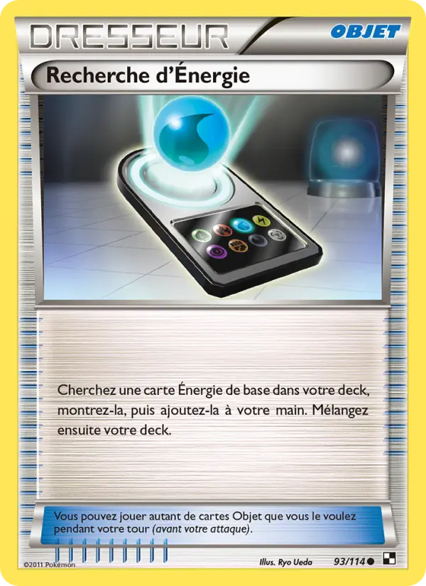 Recherche d’Énergie — carte 93 de l’extension Noir & Blanc