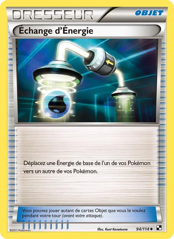 Échange d’Énergie — carte 94 de l’extension Noir & Blanc