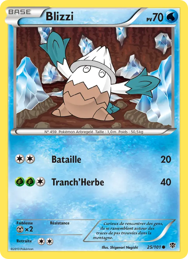 Blizzi — carte 25 de l’extension Explosion Plasma