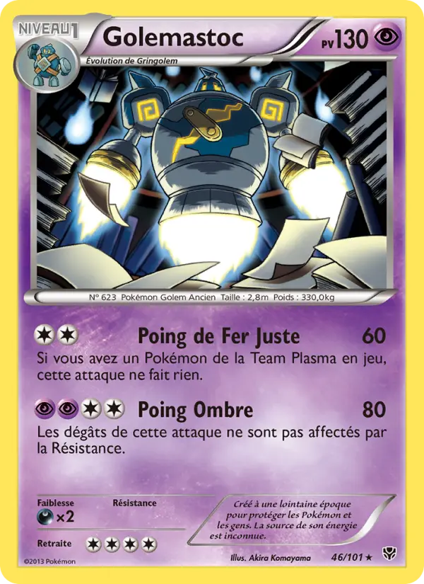 Golemastoc — carte 46 de l’extension Explosion Plasma