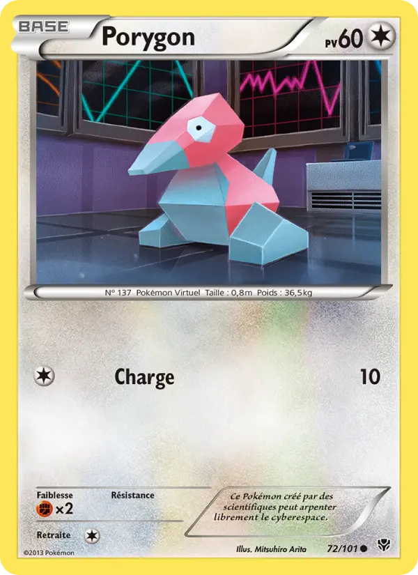 Porygon — carte 72 de l’extension Explosion Plasma