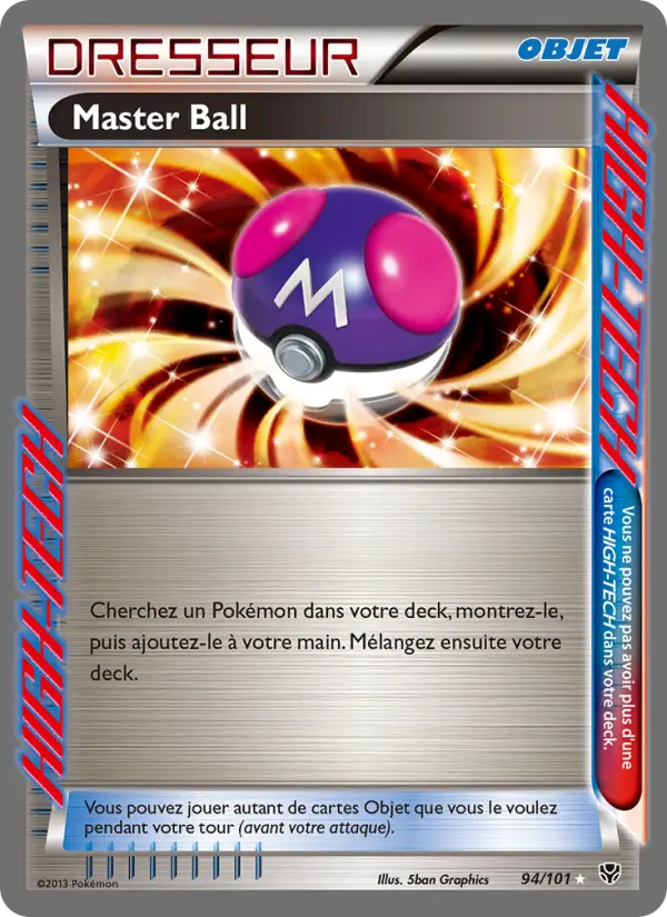 Master Ball — carte 94 de l’extension Explosion Plasma