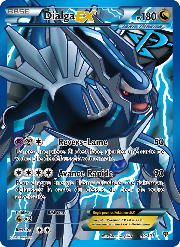 Dialga EX — carte 99 de l’extension Explosion Plasma