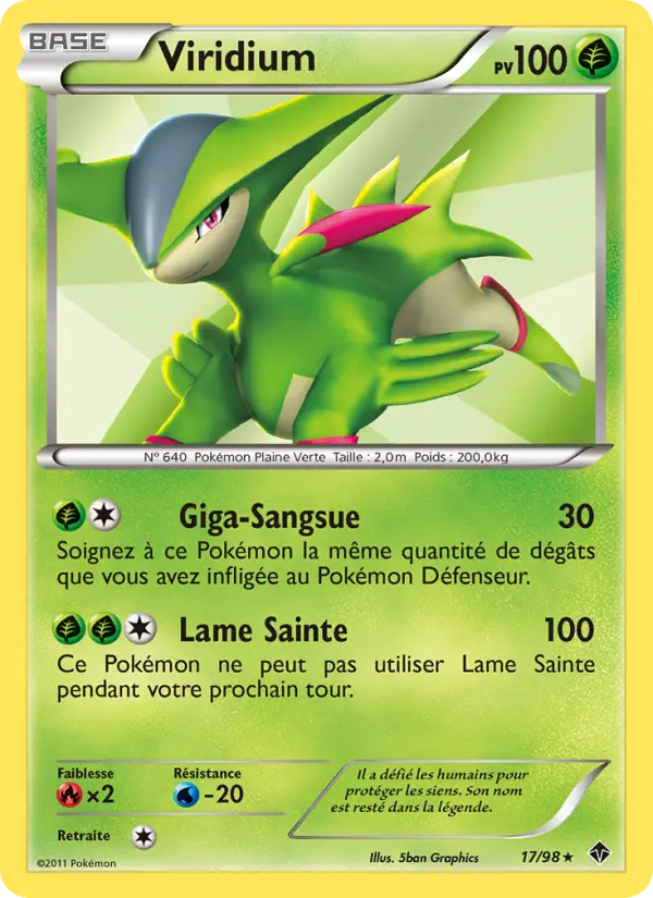 Viridium — carte 17 de l’extension Pouvoirs Émergents