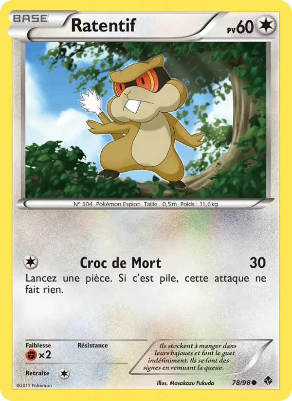 Ratentif — carte 78 de l’extension Pouvoirs Émergents