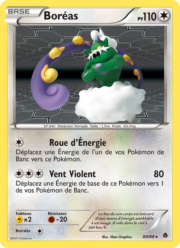 Boréas — carte 89 de l’extension Pouvoirs Émergents