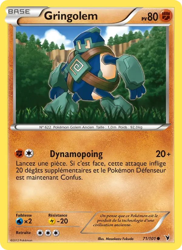 Gringolem — carte 71 de l’extension Nobles Victoires