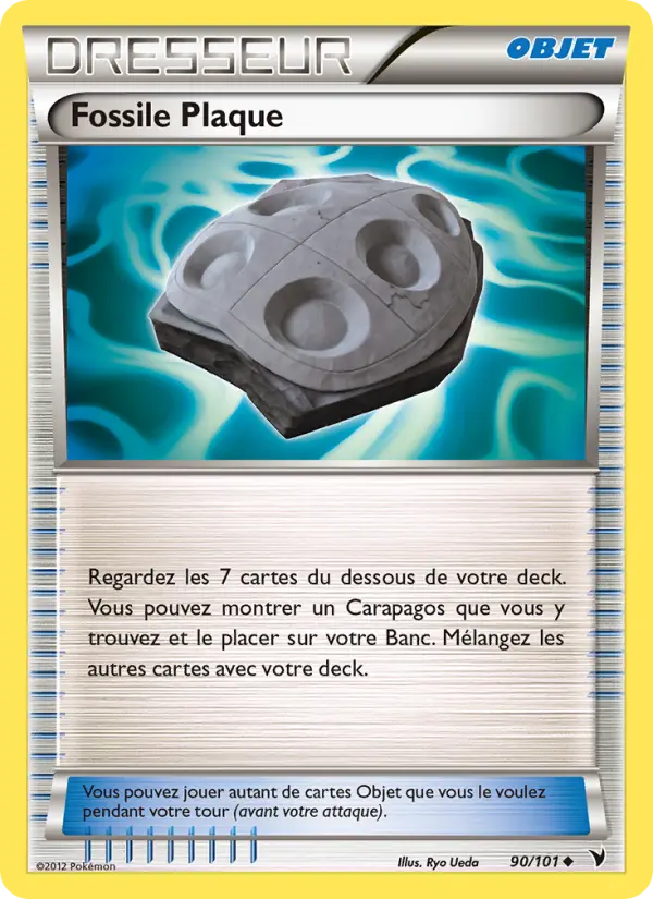 Fossile Plaque — carte 90 de l’extension Nobles Victoires