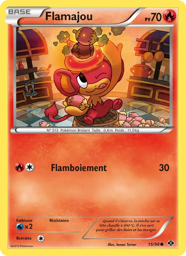 Flamajou — carte 15 de l’extension Destinées Futures