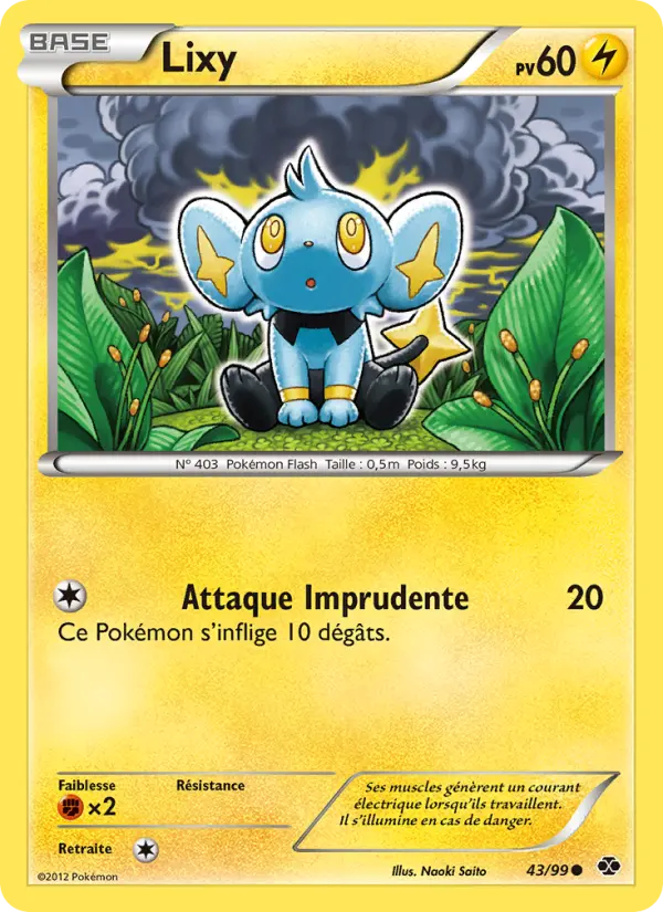 Lixy — carte 43 de l’extension Destinées Futures