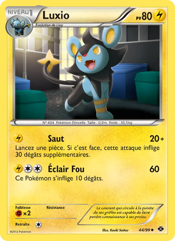 Luxio — carte 44 de l’extension Destinées Futures